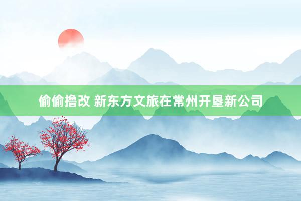 偷偷撸改 新东方文旅在常州开垦新公司