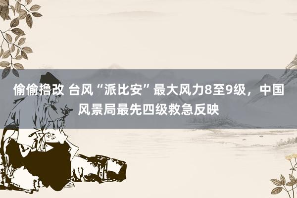 偷偷撸改 台风“派比安”最大风力8至9级，中国风景局最先四级救急反映