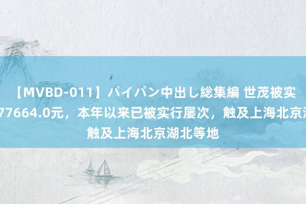 【MVBD-011】パイパン中出し総集編 世茂被实行311077664.0元，本年以来已被实行屡次，触及上海北京湖北等地