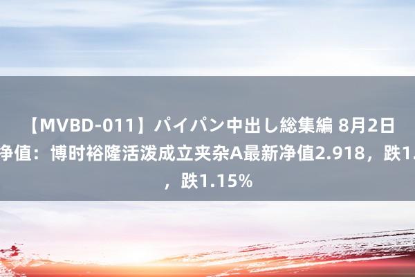 【MVBD-011】パイパン中出し総集編 8月2日基金净值：博时裕隆活泼成立夹杂A最新净值2.918，跌1.15%