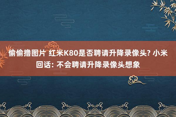 偷偷撸图片 红米K80是否聘请升降录像头? 小米回话: 不会聘请升降录像头想象